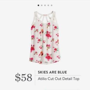 Skies Are Blue Atilio Tank designed for Stitch Fix